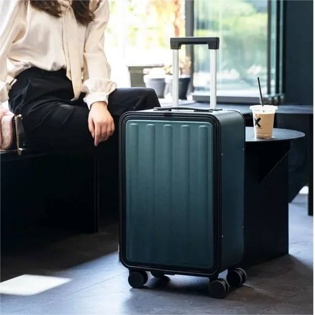 Korea Travel Bag Suitcase Luggage Case New design travel aluminium trolley aluminum luggage suitcase China luggage metal frame