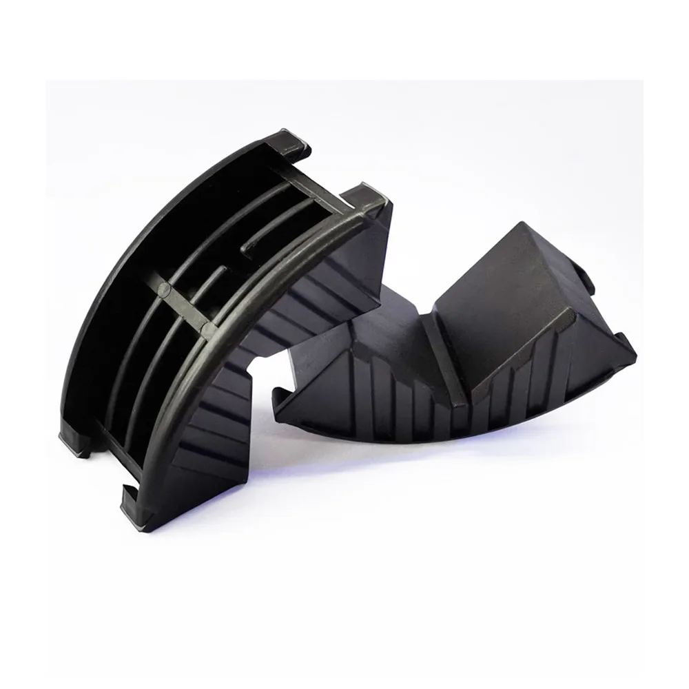 1 Inch Black Plastic Lashing Corner Protector for Cargo Lashing Straps Small Plastic Corner Guards