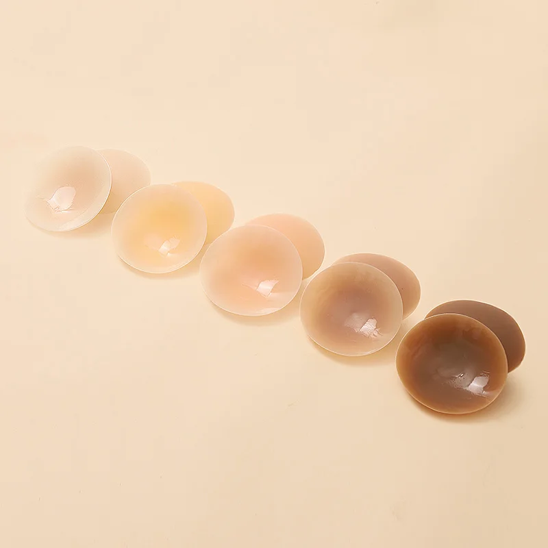 Women Sexy Push Up Bras Nipple Cover Seamless Adhesive Silicone Bra Backless Reusable Sticky Breast Lift Nipple Cover