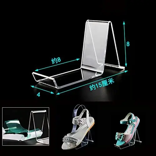 Wholesale Clear Acrylic Shoe Store Display Stands Rack Holder