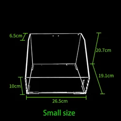 Ecological Landscaping Tank Transparent Acrylic Fish Tank Turtle Tank Small Aquarium Desktop Reptile Terrarium