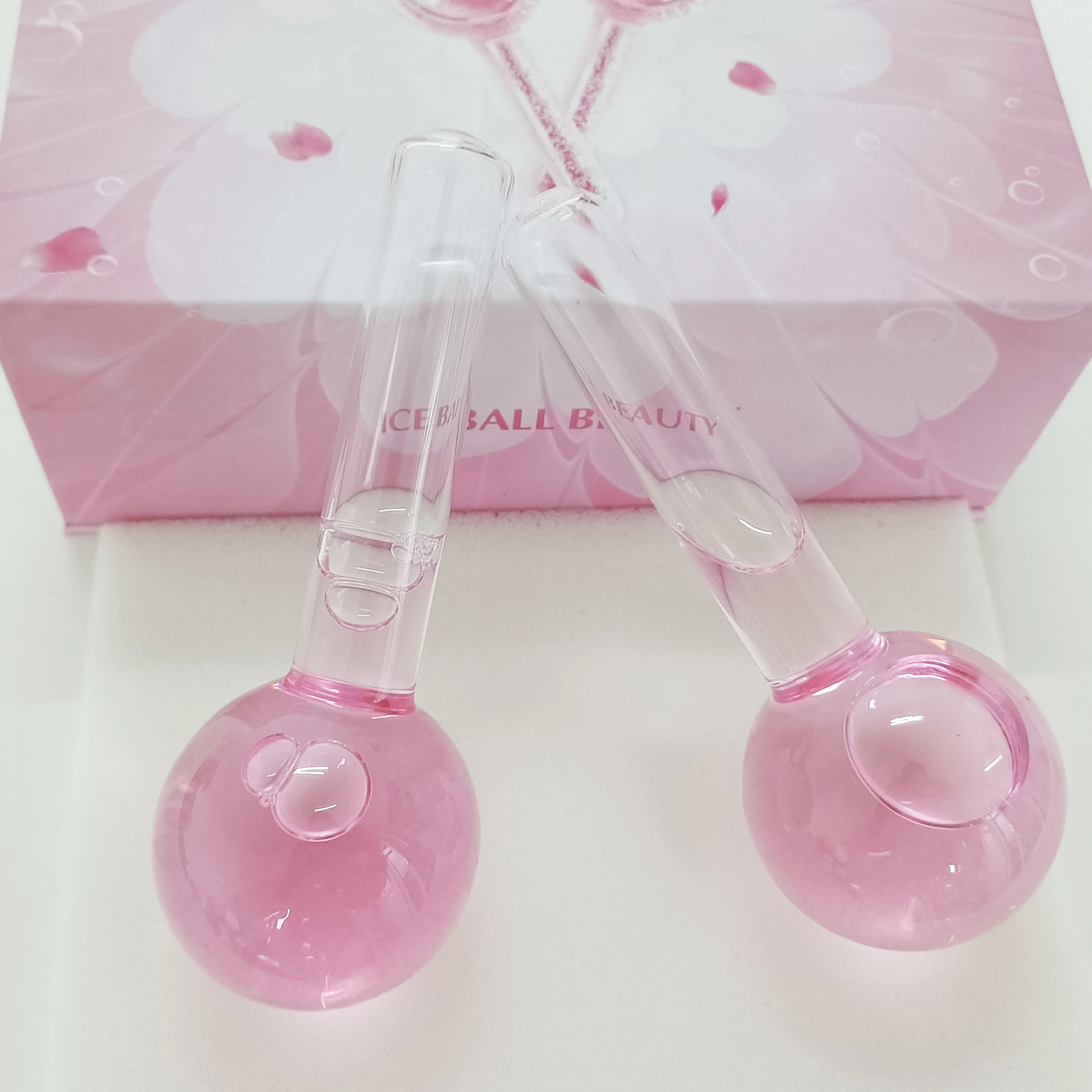 Hot trending facial beauty slimming ice globes for face customize logo OEM ODM Facial ice globes