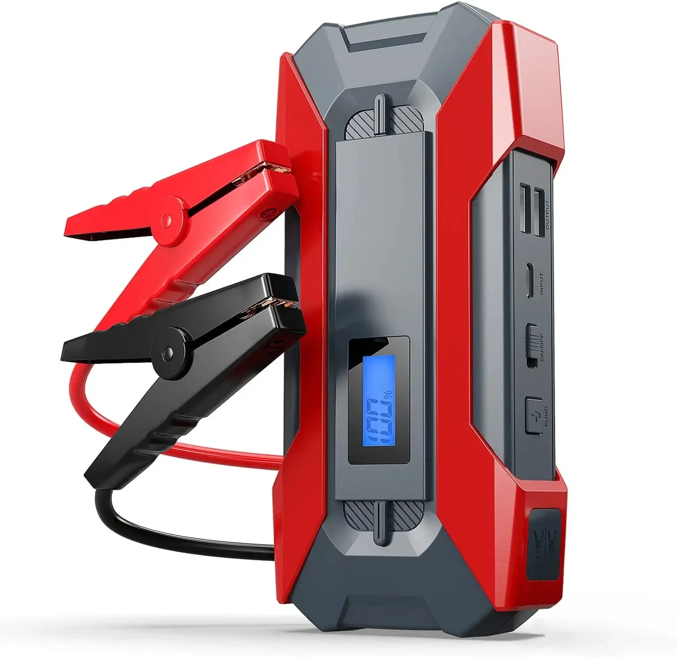 18000mah Portable Car Jump Starter Lithium Car Battery Booster Jump Starter Pack Factory 2000A 12V Motorcycle Gasoline USB-C A11