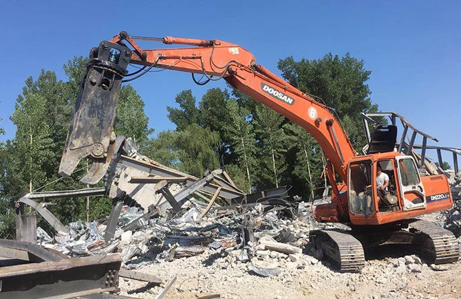 FCS20 Hydraulic Eagle Shear Machine Core Components-Pump & Gear for Construction Excavator Attachments-for City Demolition