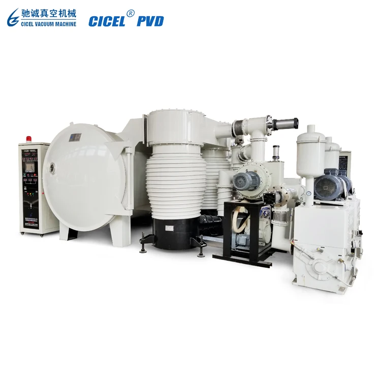 CICEL Plastic and glass beads vacuum coating Equipment/aluminum painting machine