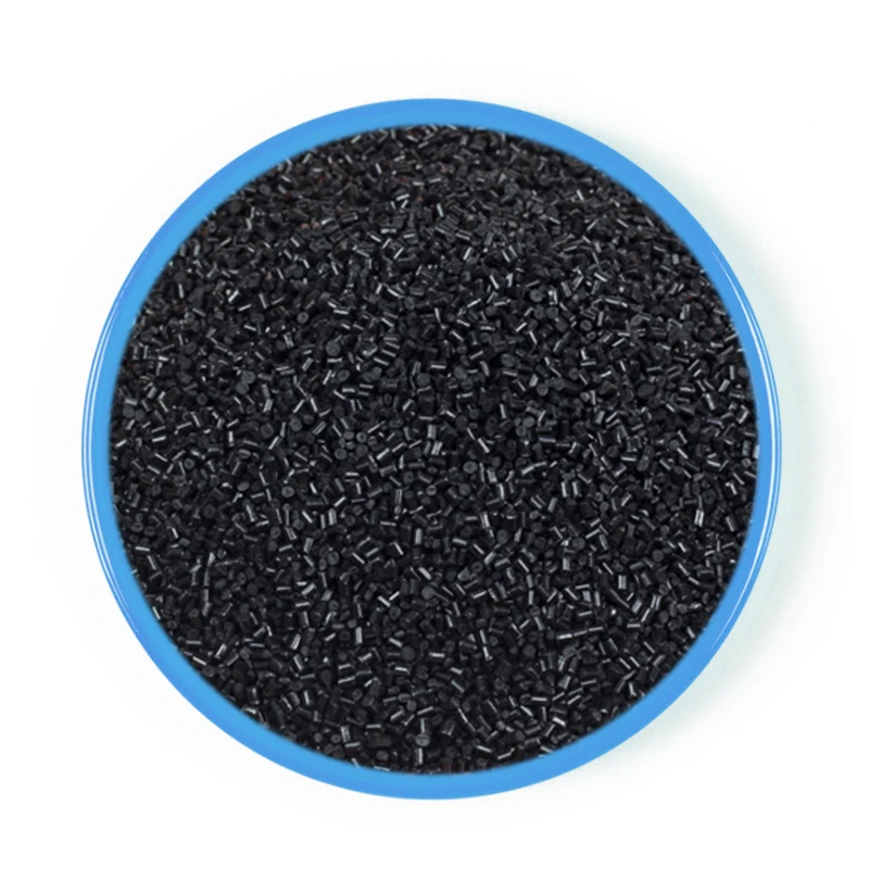 Acrylonitrile Butadiene Styrene Plastic Granules Black Color Recycled ABS Granules