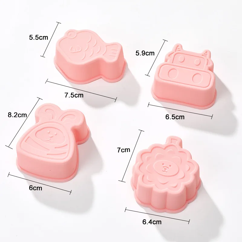 Silicone Mold for Steaming Cake Rice Cake Jelly Pudding Baby Food Supplement Food Grade Bowl Packaged in Box