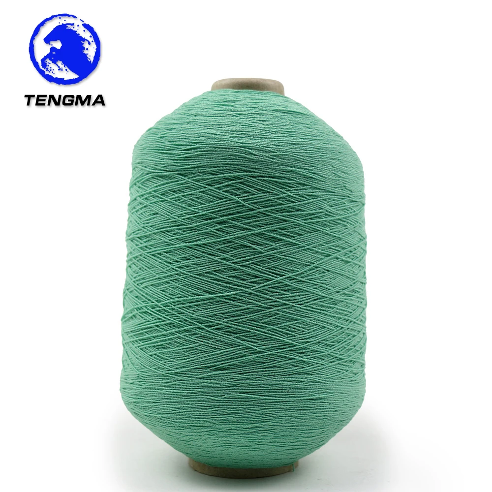 Excellent evenness high strength 90# 100# 110# rubber thread covered yarn