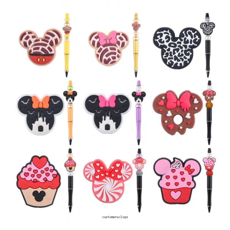 Bestseller silicone focal beads canada silicone taylor  bad bunny karol g POP STAR selena bulk focal beads for pens