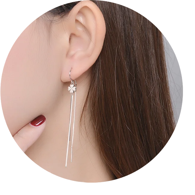silver earring