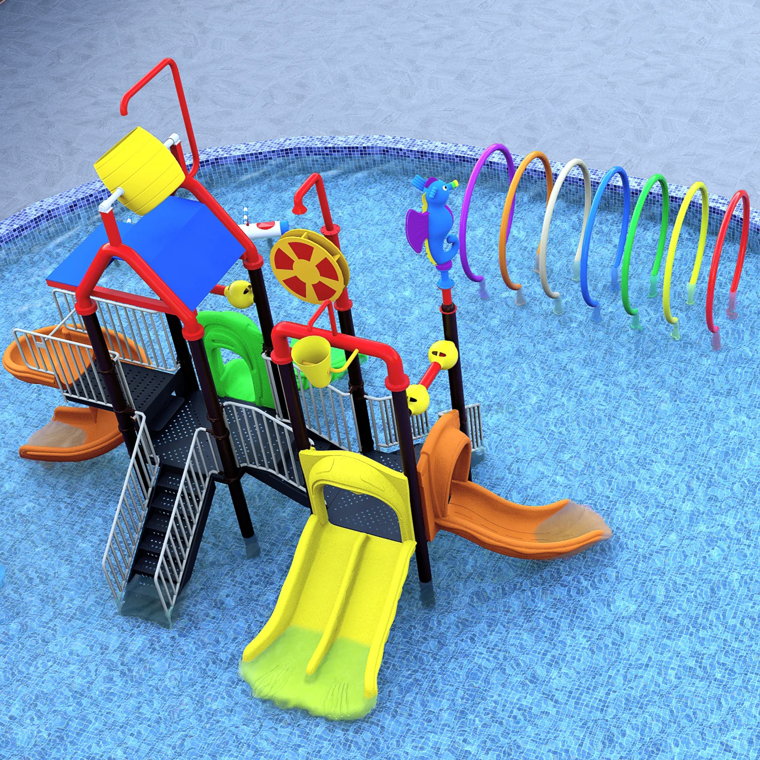 aqua play water pool amusement park buy kids water playground