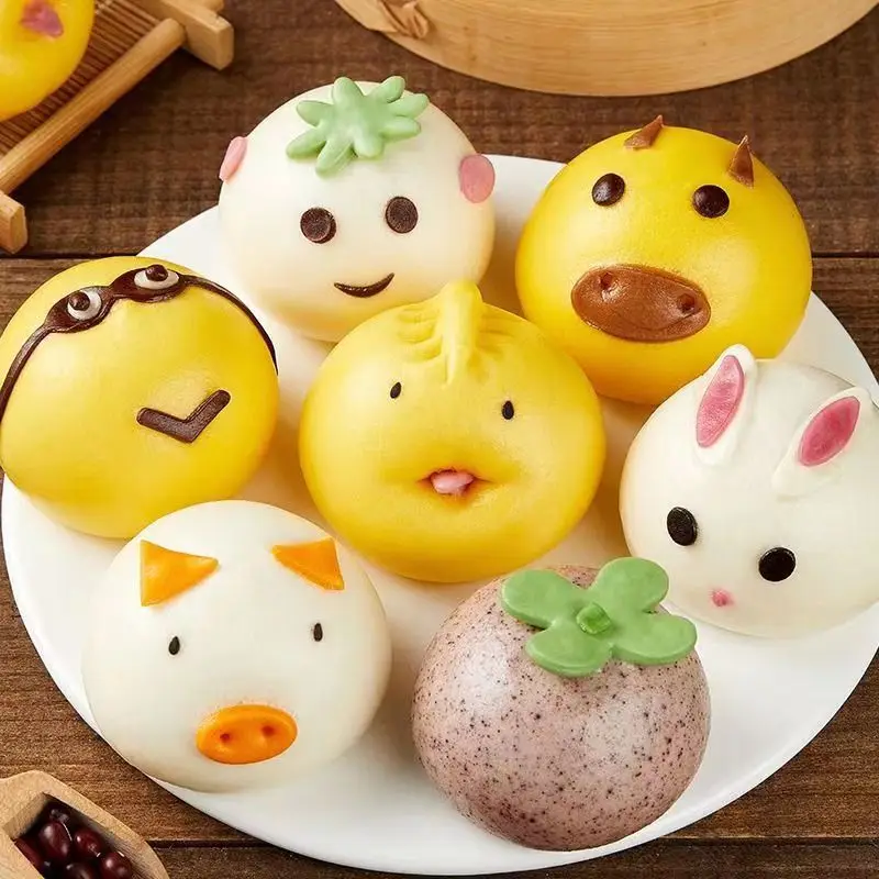 Original Factory Wholesale  children frozen food cartoon bun cute breakfast food
