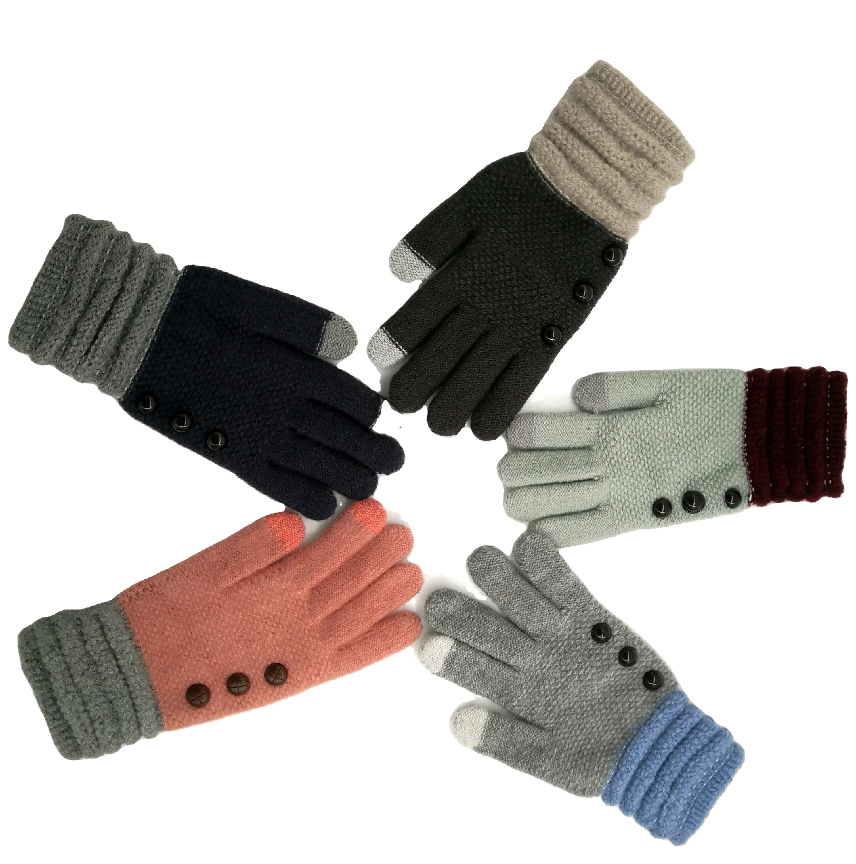 Best Design Gloves  Fine Workmanship Wholesale Direct Sales gloves touch screen winter Gloves custom