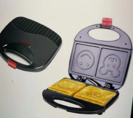 Home portable automatic waffle maker Breakfast toaster Non-stick sandwich maker mini waffle maker