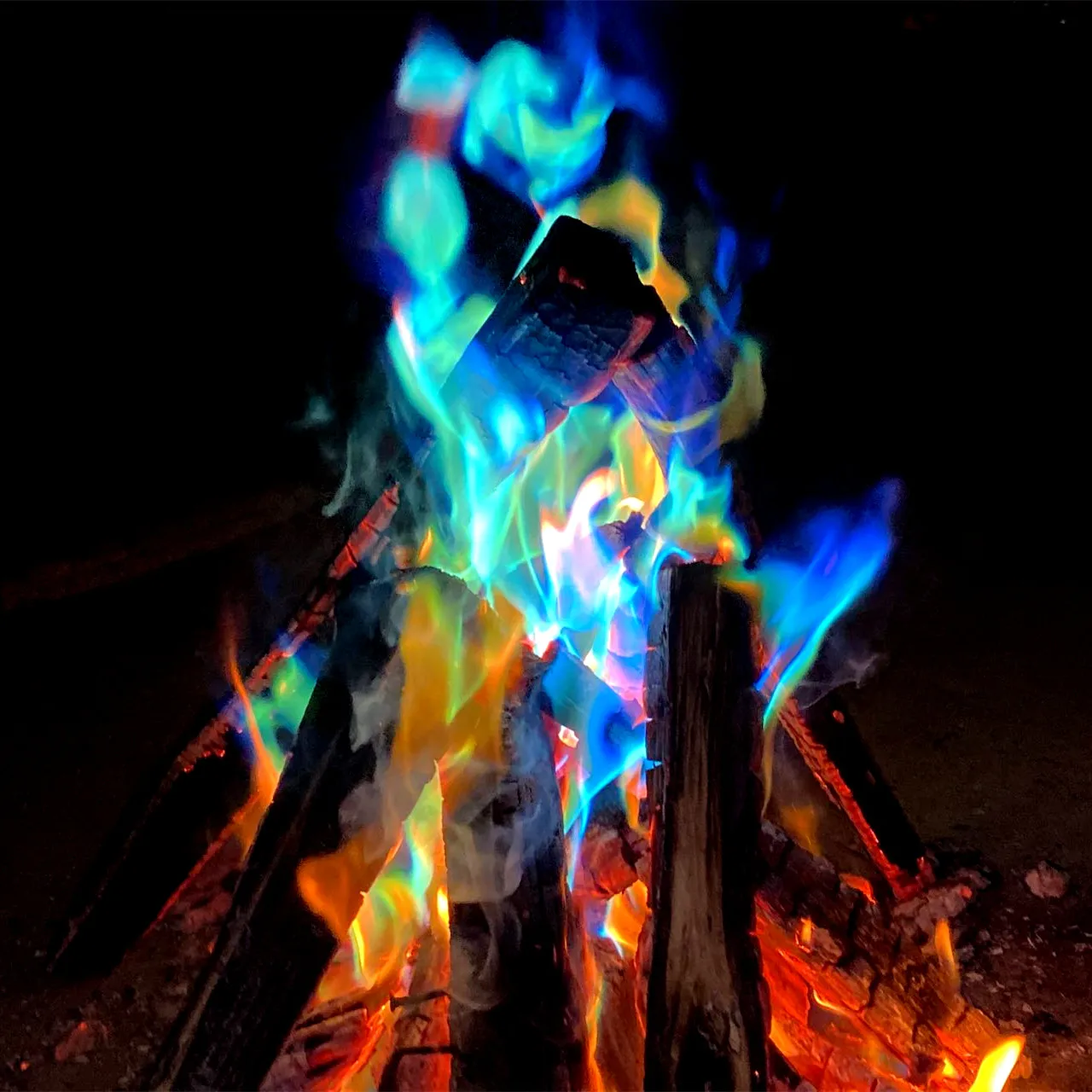 DF-23 Factory outlet campfires bonfire rainbow flame colorant artificial magic fire mystical fire for party holiday
