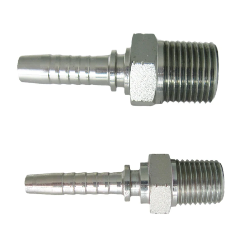 Male Threaded Hydraulic Fitting Coupler Hose End Connectors Barbed Pipe Nipple Reducing Reducer Adapter Hydraulic Hose Fittings