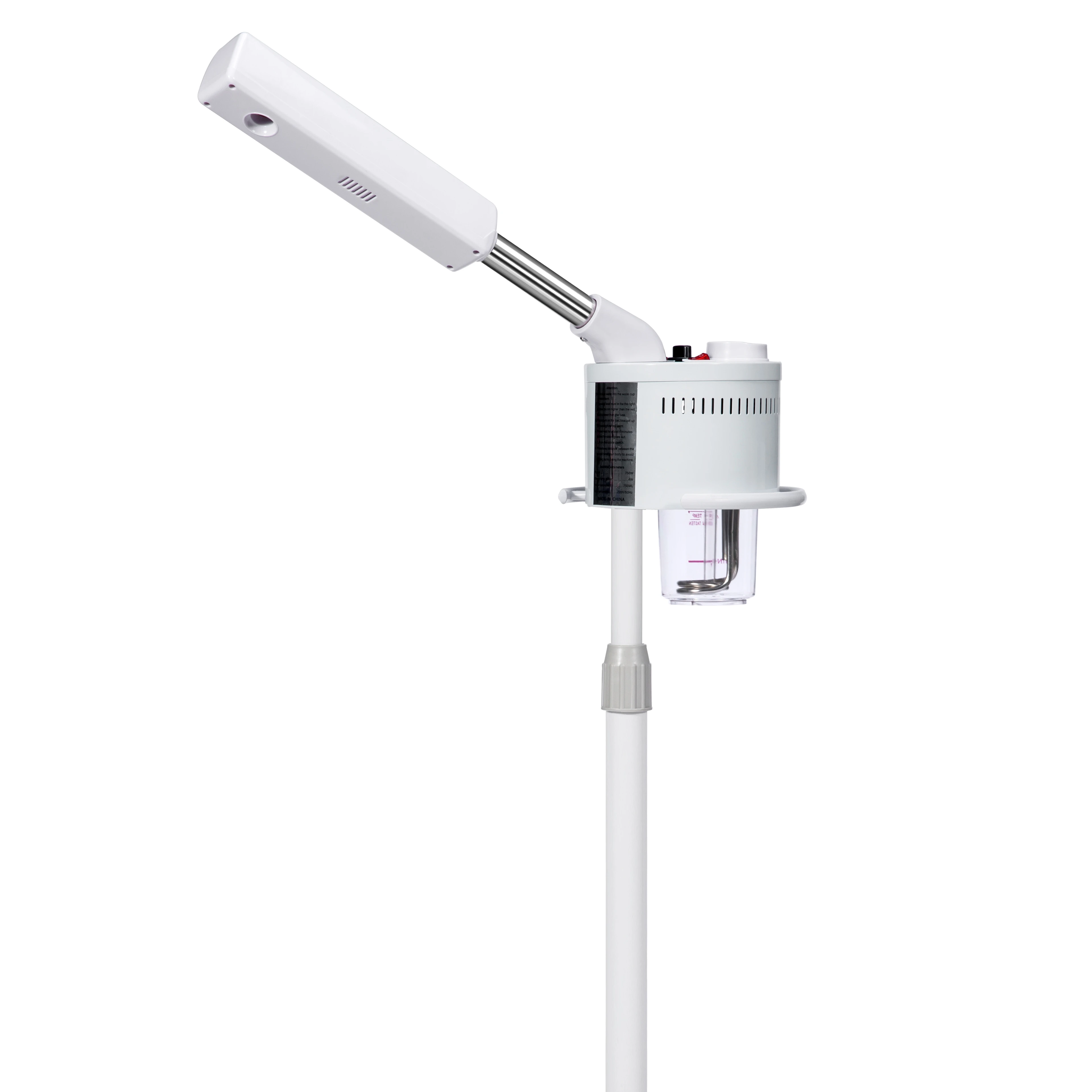 2021 регулируемая высота, однотрубный стоячий отпариватель для лица, горячий озоновый отпариватель для лица с таймером