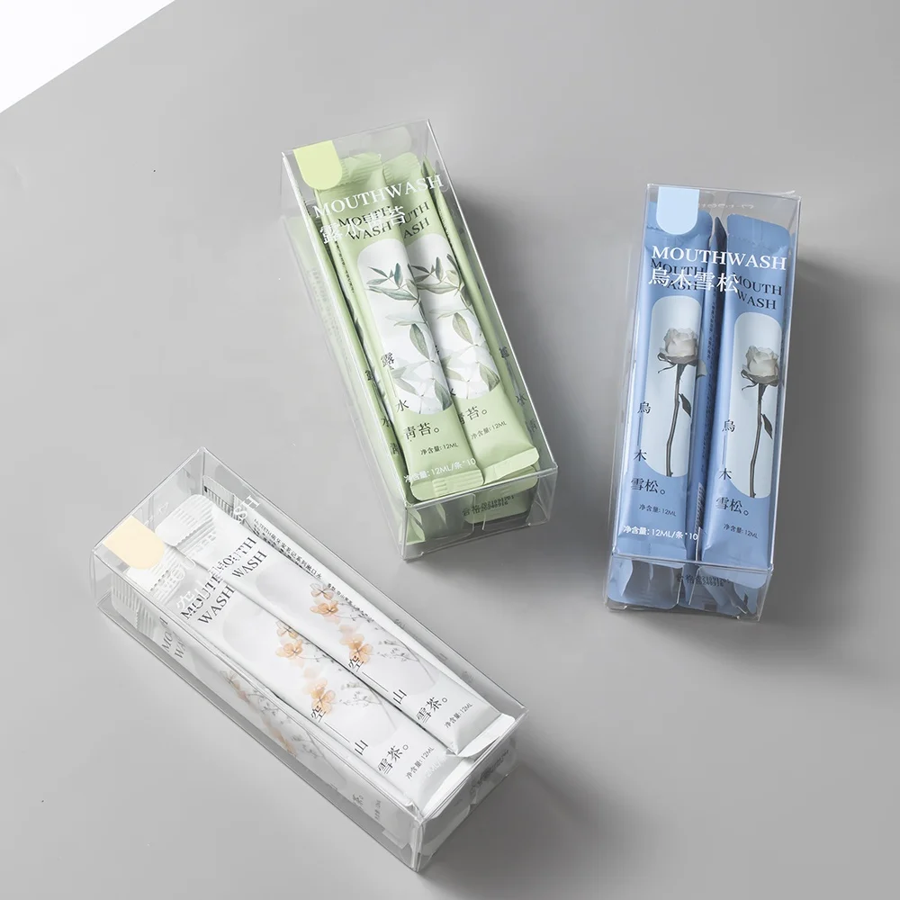 12 ml disposable mouthwash portable pocket travel size mini bar custom size suitable for sensitive teeth
