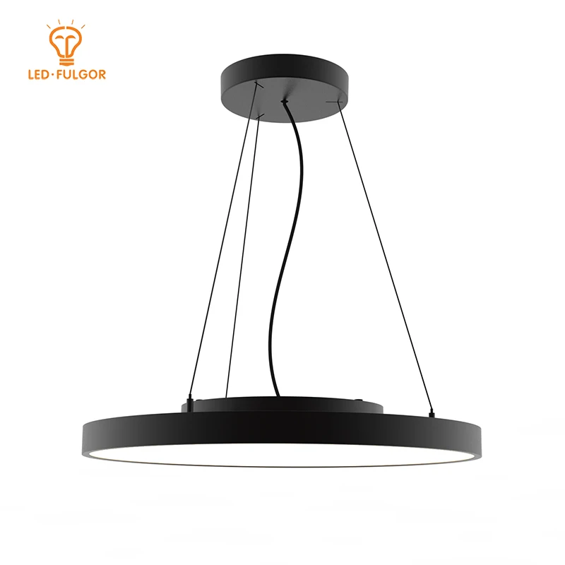 Fulgor Beam 90 Anti glare UGR 23 Micro-Prism Diffuser 134lm/W Pendant Round Led Panel light