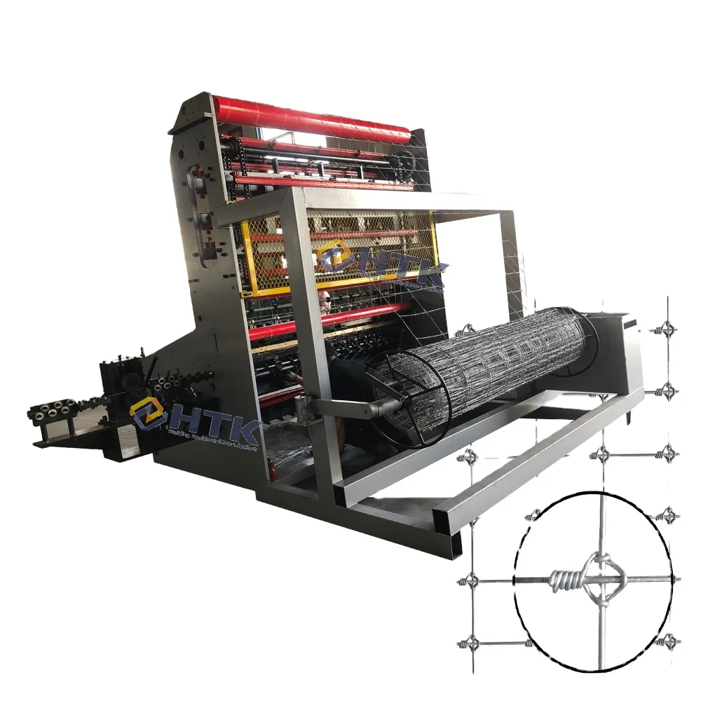 Automatic grassland field fixed knot fence wire mesh machine with new technology