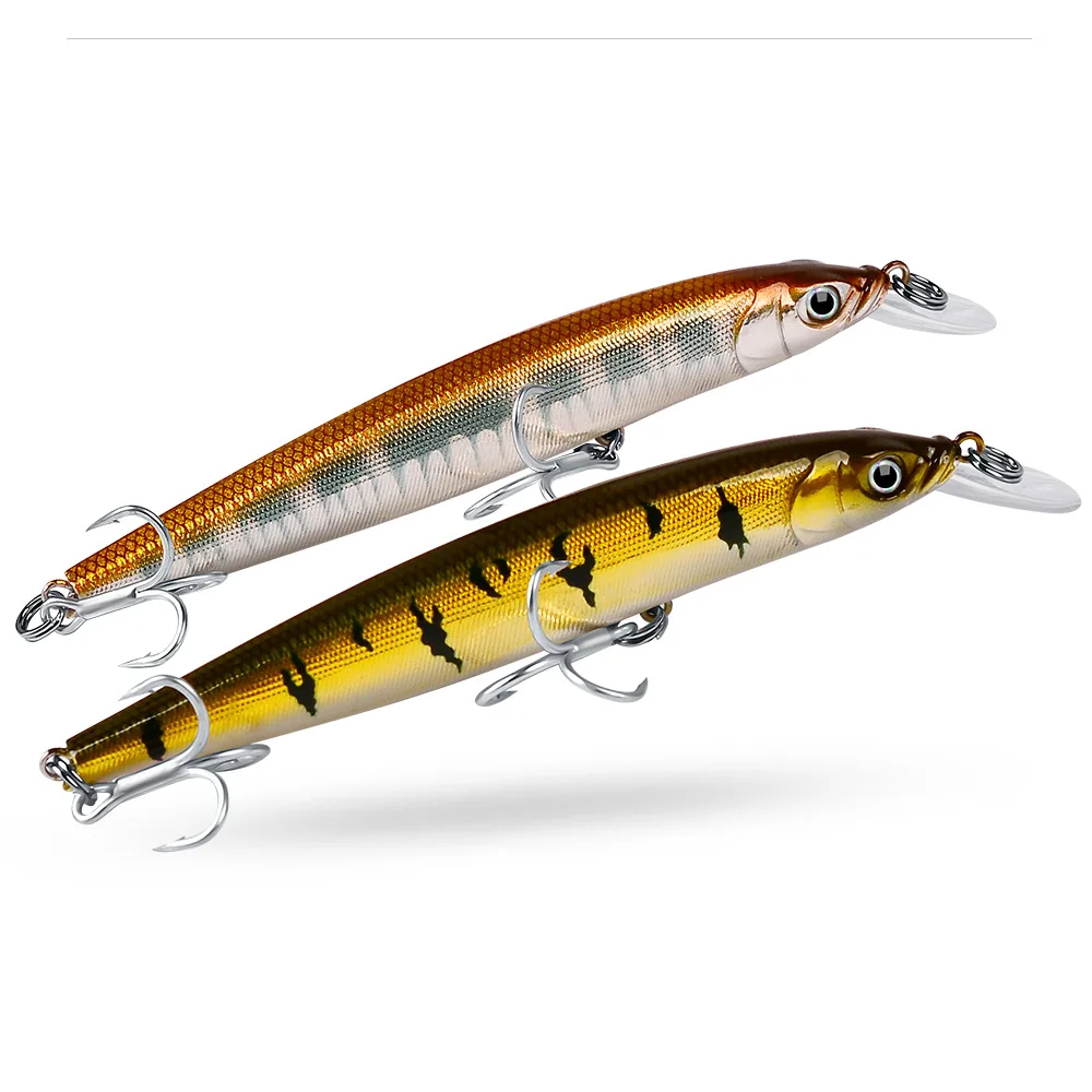 Vikinger Lure Minnow Sinking 0.37oz 4.3inch Fishing Lure Hard Stream River Lure Minnow