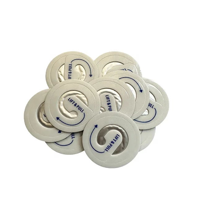 36mm 47mm Engine oil lube HDPE bottle use aluminum foil anti corrosion heat induction sealing liner with ring type easy peel tab