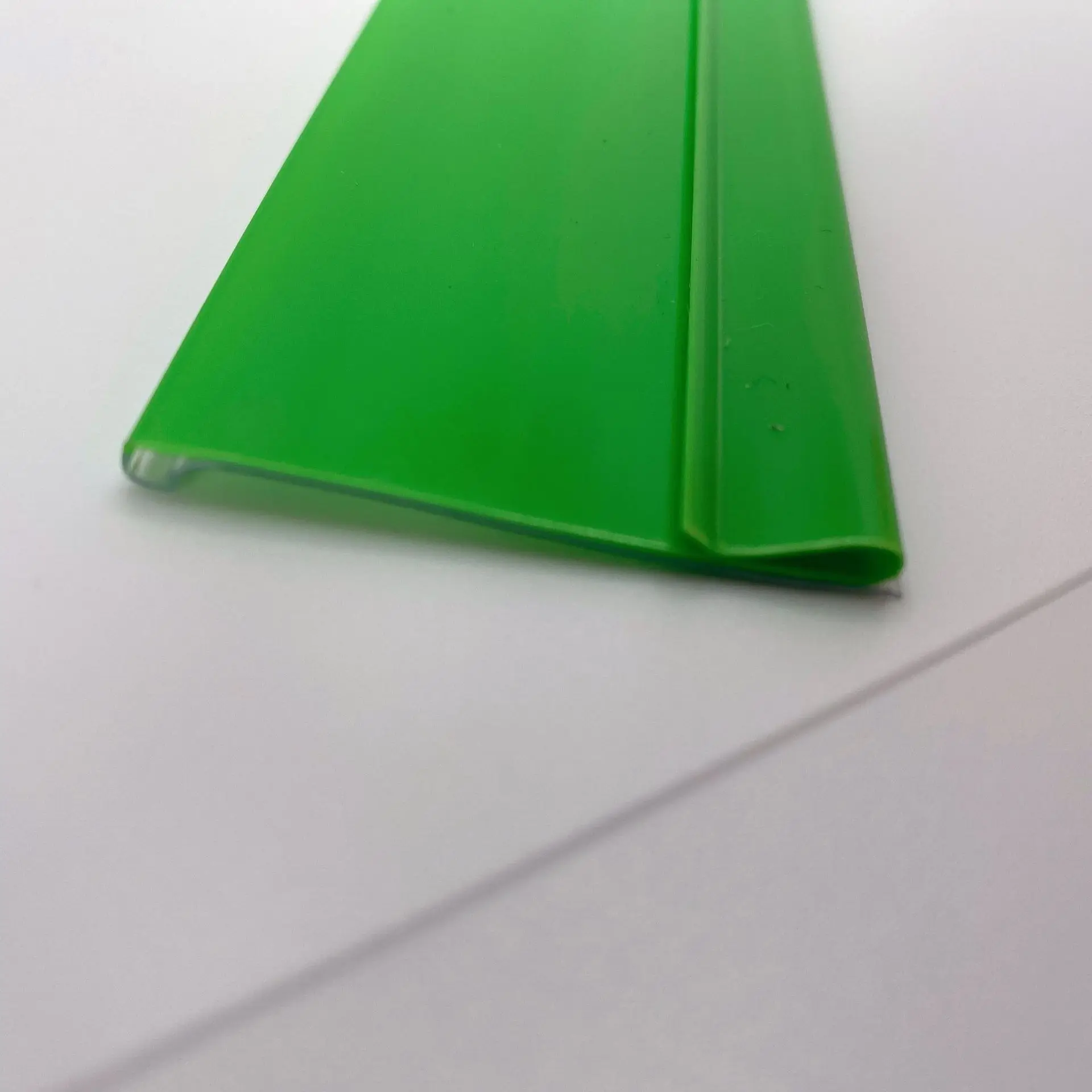 plastic label holder shelf for supermarket