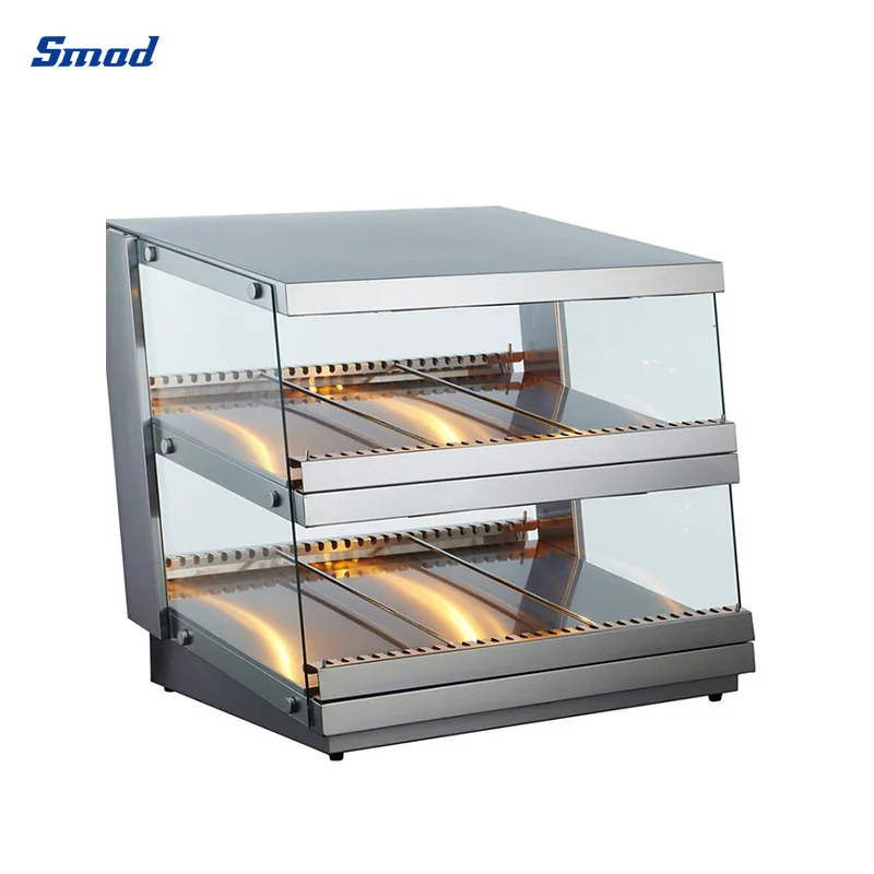 Countertop Free Standing Food Warmer Showcase for 0.85m2 Display Area