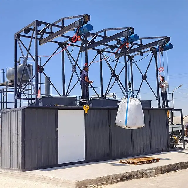 Bitumen Melting Plant 4-8TPH Bitumen Bag Decanter