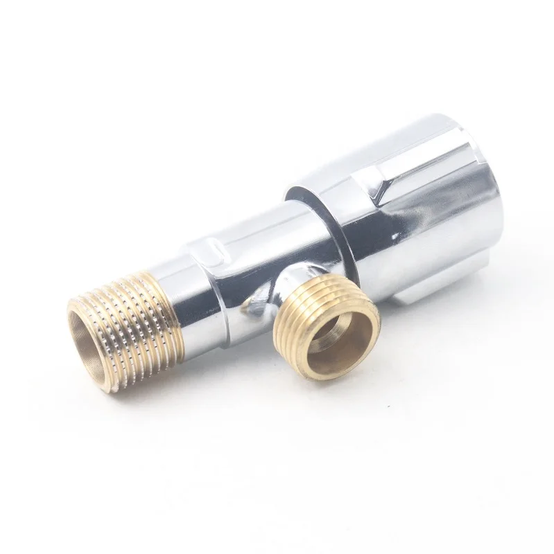 ABS handle fast open brass water control angle valve