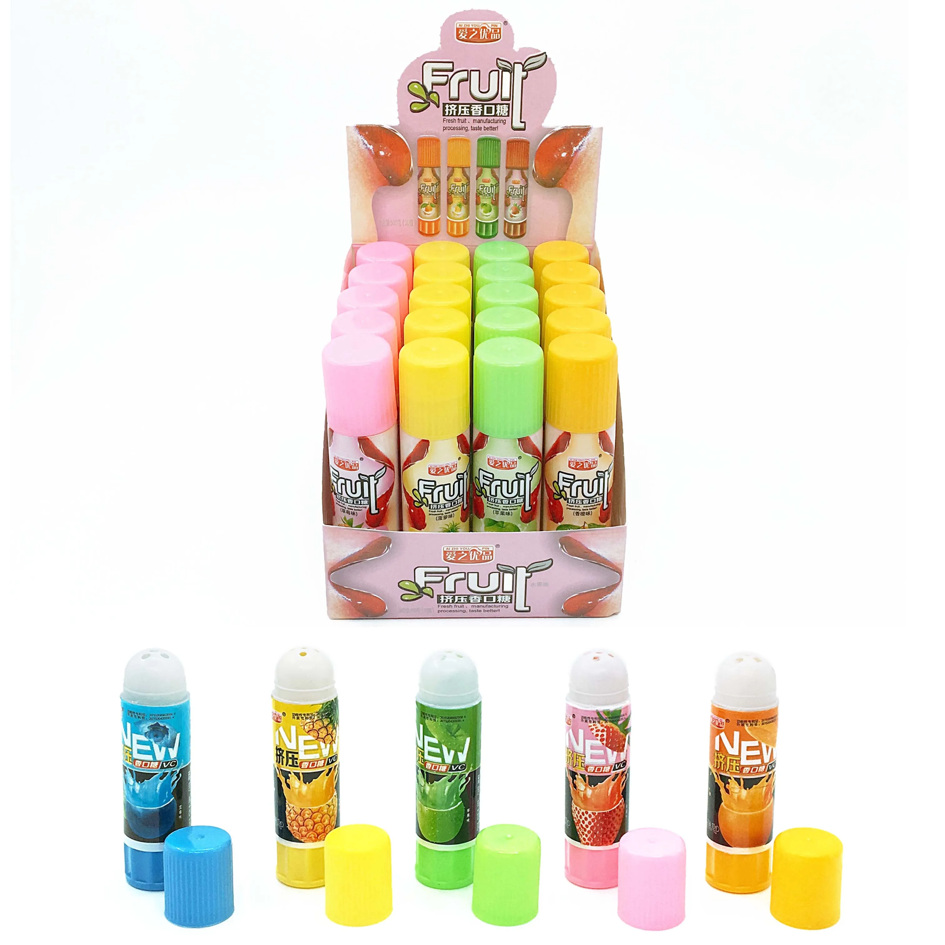 Фруктовый Сумасшедший серия жидкое желе Джем сладкий Сжимаемый гель желе конфеты