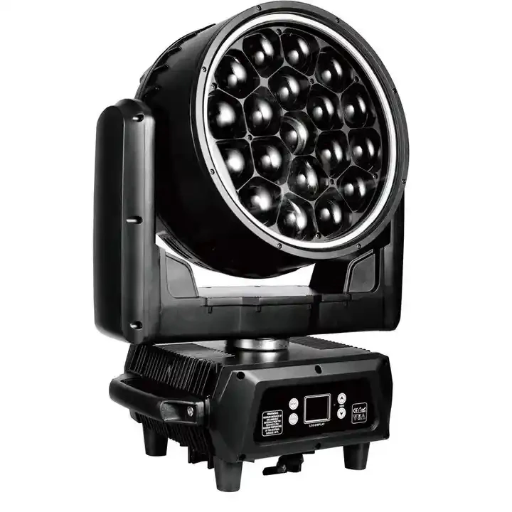 AOPU IP65 Waterproof RGBW 4 In 1 LED Wash Moving Head 19*40 Water Proof Moving Head Light For Stage Club