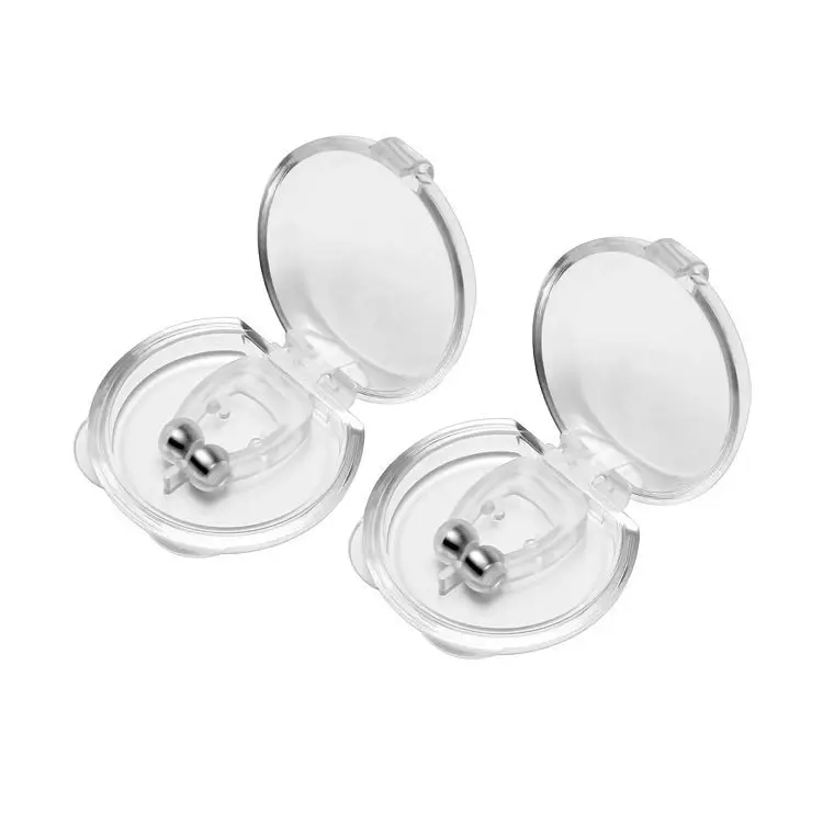 OEM Custom Wholesale Silicone Magnetic Elimination Free Snore Nose Clip Anti Snoring Device To Prevent Snore Solution