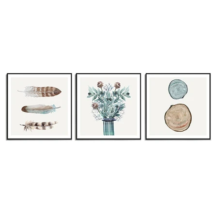 Nordic Green Plant Magic Oil Wall Painting Small Fresh Popular Wall Art Canvas Painting New Design For Living Room decor