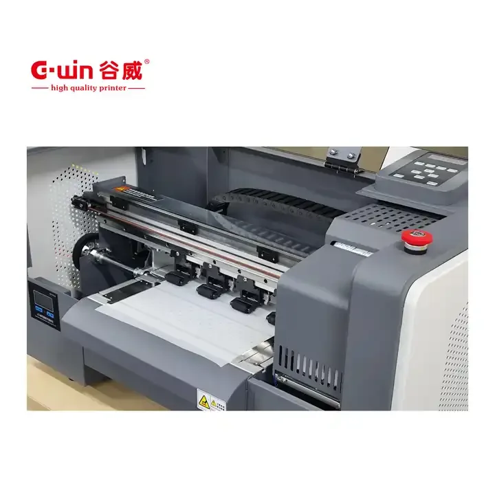 Gwin 7 Colors XP600 Dual head T-Shirt Printing Machine 30cm A3 DTF Printer with Powder Shaker and Dryer