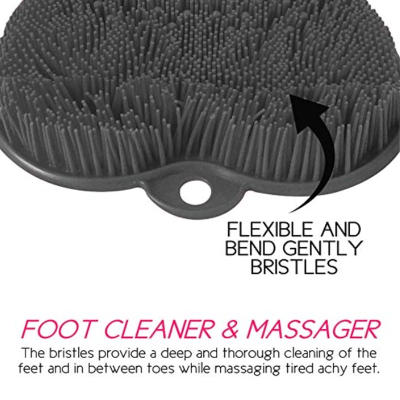 Wholesale Bath Cleaner Shower Foot Washing Massager Pad With Suction Cup
