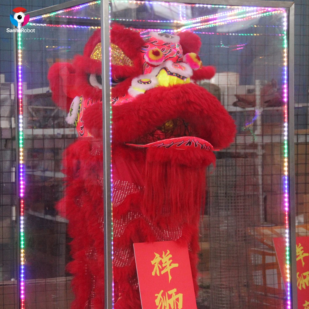 Chinese traditional festive decoration lion dancing