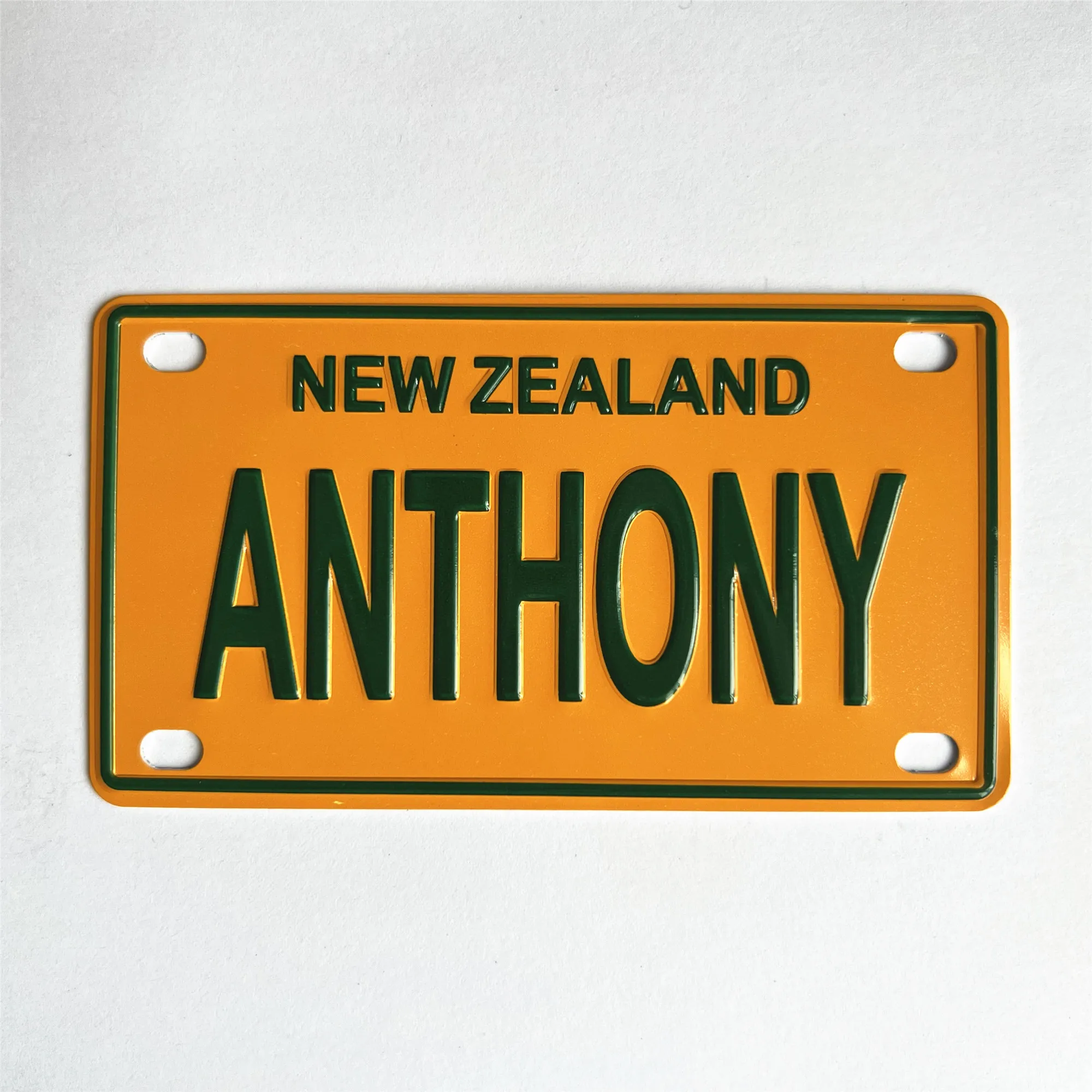 USA Custom Novelty Design Metal Embossed Aluminum Wholesale License Plates