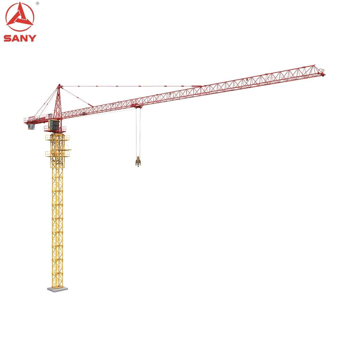 
SYT80(T5710-6) Hammerhead Tower Crane 6 Tons Tower group anti-collision grue a tour turmdrehkran gru da cantiere edili 