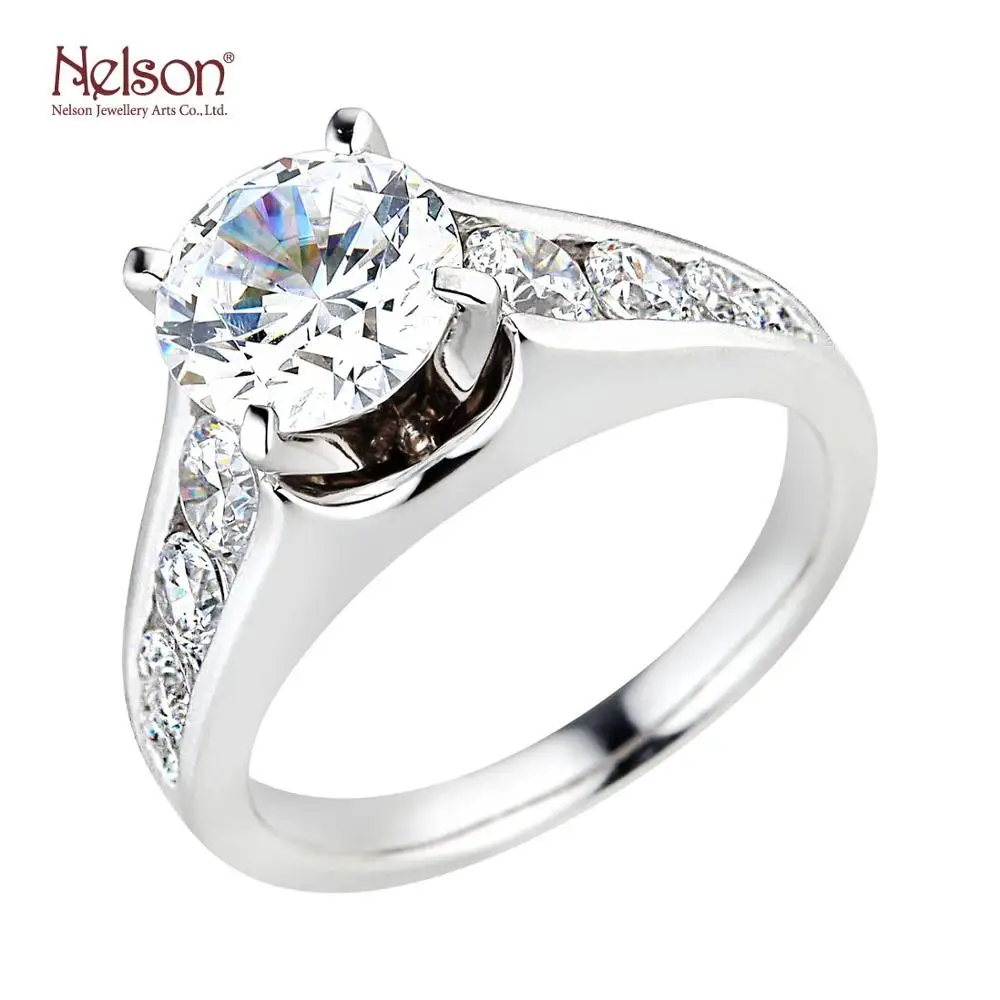 Award Winning Factory Custom logo Zero risk Latest Design Unique Luxury Gift 18K White Yellow Rose Gold Diamond Ring Mount