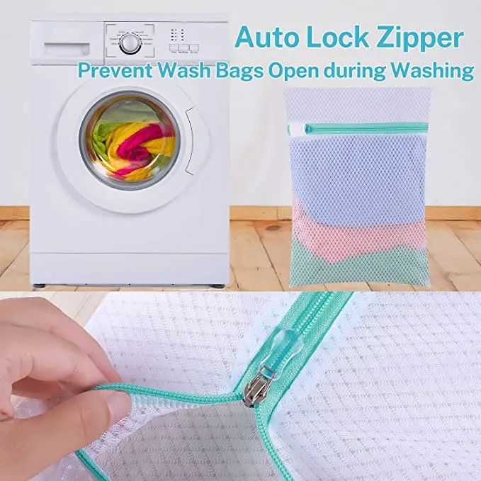 Mesh Laundry Bags for Sweater Blouse Hosiery Bras etc. Premium Wash Laundry Bags for Travel Storage Organization