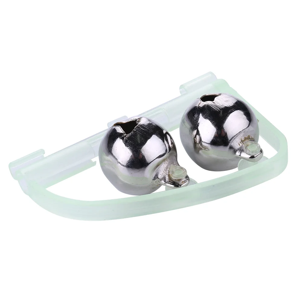 fishing bite indicator fishing rod alarm bells night light clamp tip clip bells twin bells sea fishing accessories tackle tools