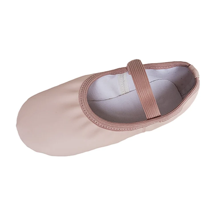 Good quality factory directly PU black pink brown high dance dancing ballet shoes