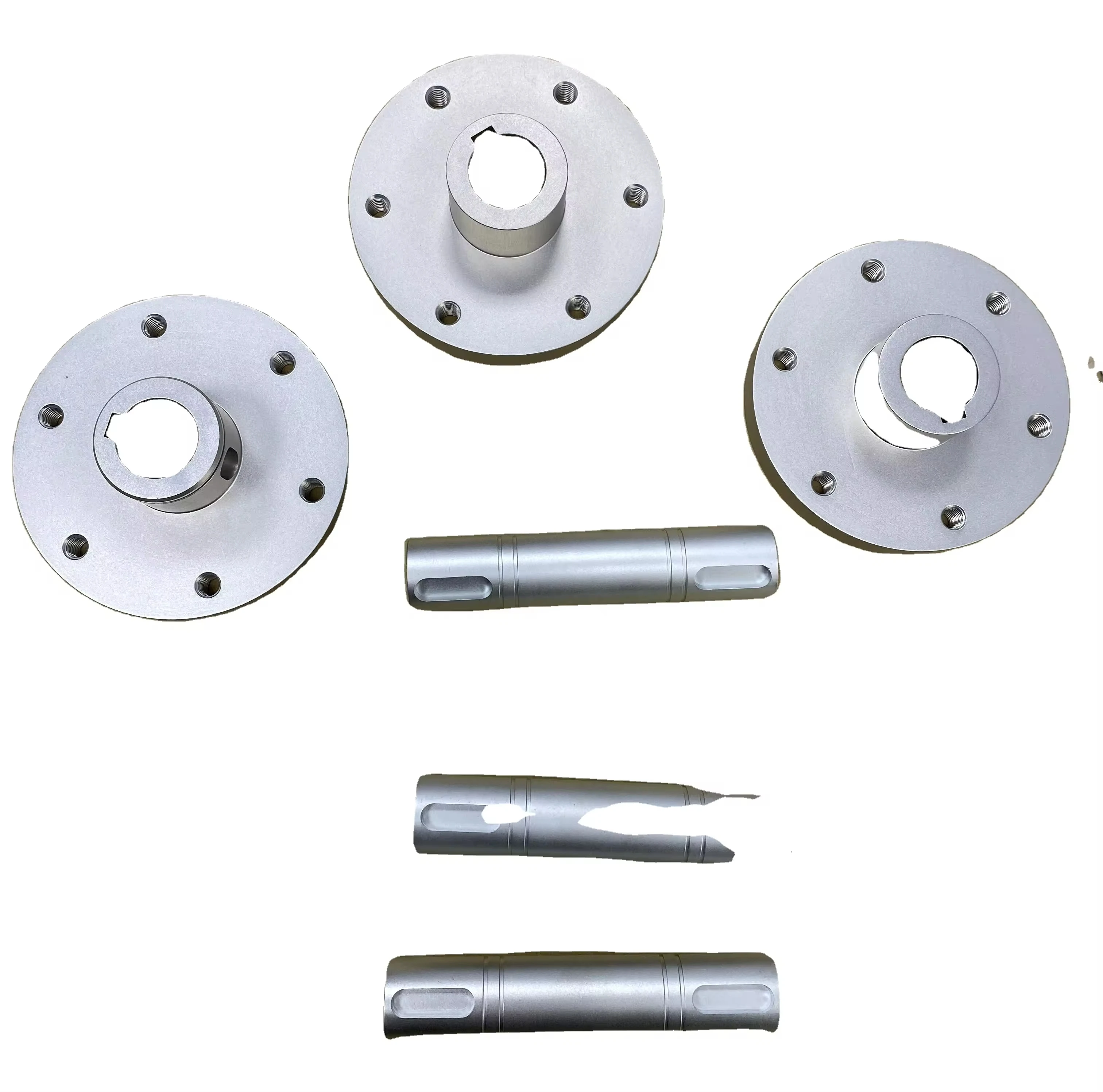 Cnc Machining Bicycle Metal Spare Parts Flange Coupling Al7075 Carbon Steel Customized Bike Pipes Fittings