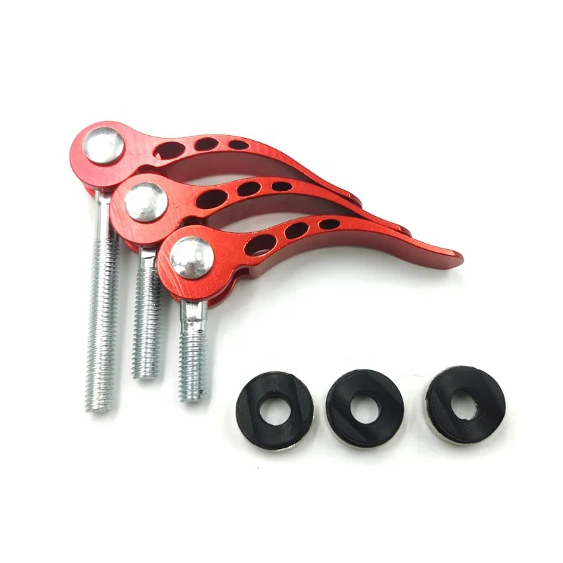 Red Post Bike Seat Clamp Quick Release M6 M8 Bicycle Screw Bolt Cycling Parts