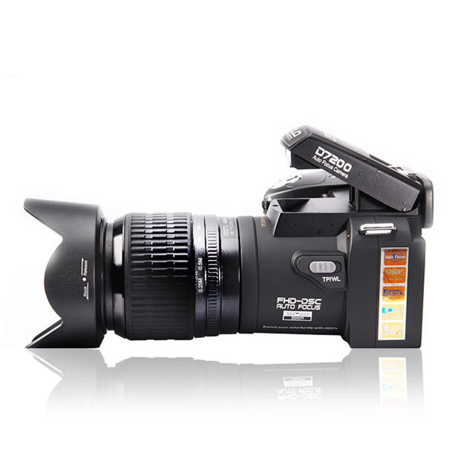 Цифровая зеркальная камера D7100 с широкоугольным объективом и 8-кратным цифровым зумом