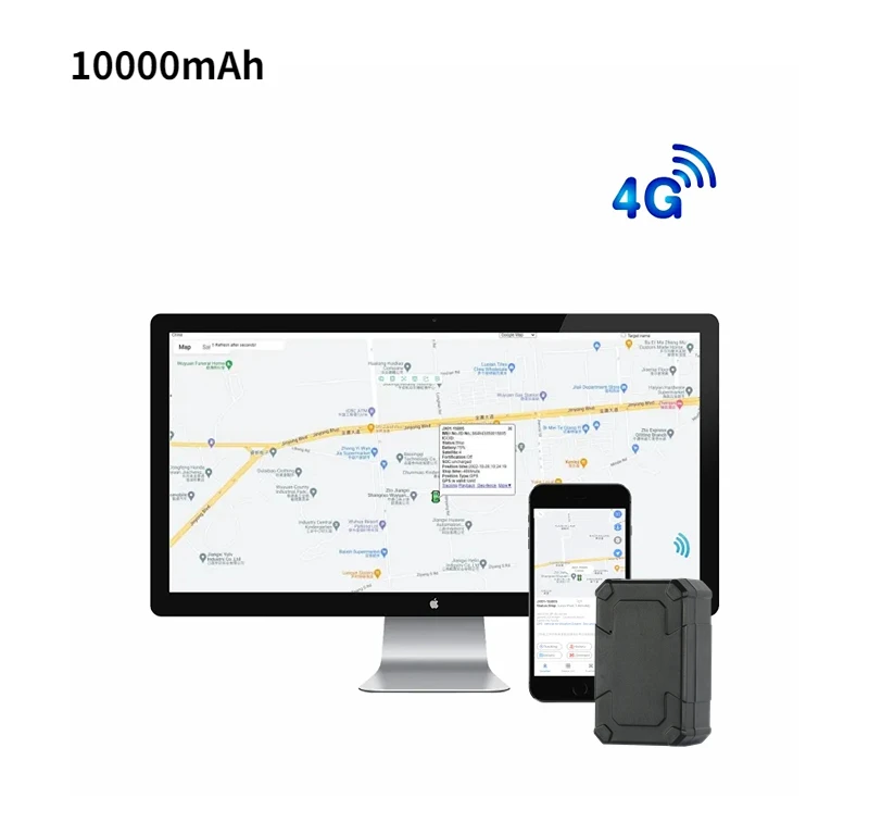 Аккумуляторная батарея 10000 мАч 4G GPS трекер для управления автопарком