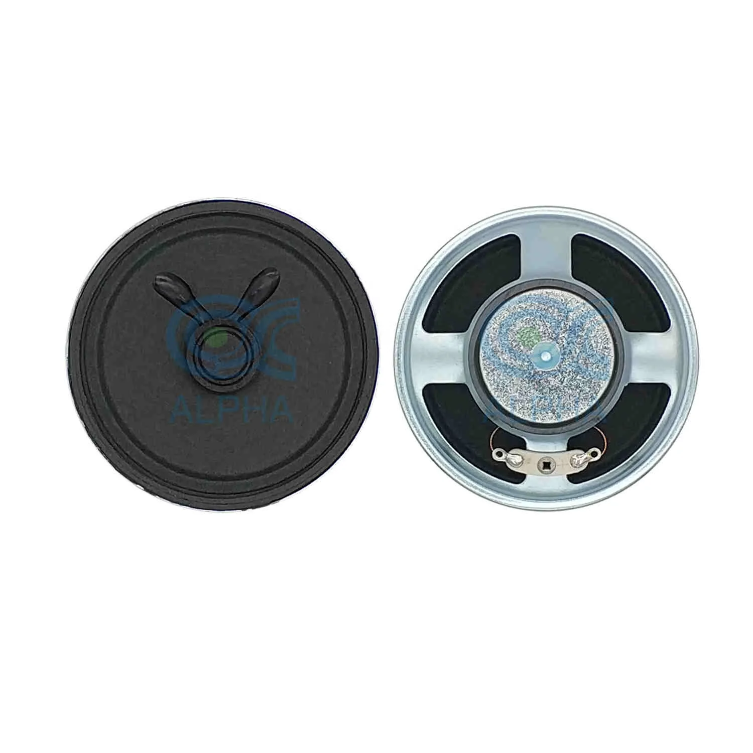 2.5 inch round frame audio box loudspeaker unit 0.4 watt 16 ohm in-ceiling tweeter alarm pa speaker with black cone paper gasket