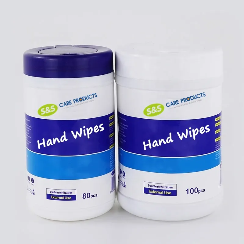 
OEM Canister Baby Face Hands Cleaning Dry Wipes in Jar 