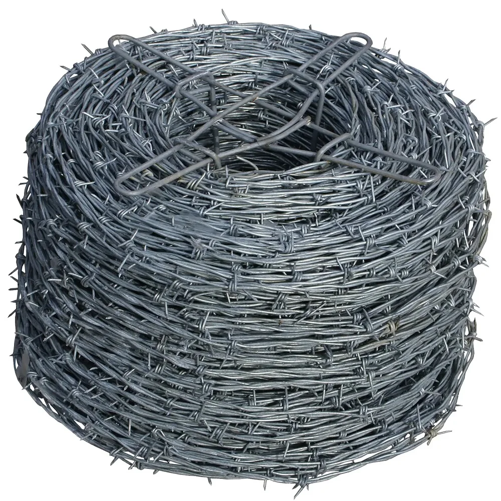 High Quality Galvanized Barbed Wire Alambre De Pua Price Per Roll